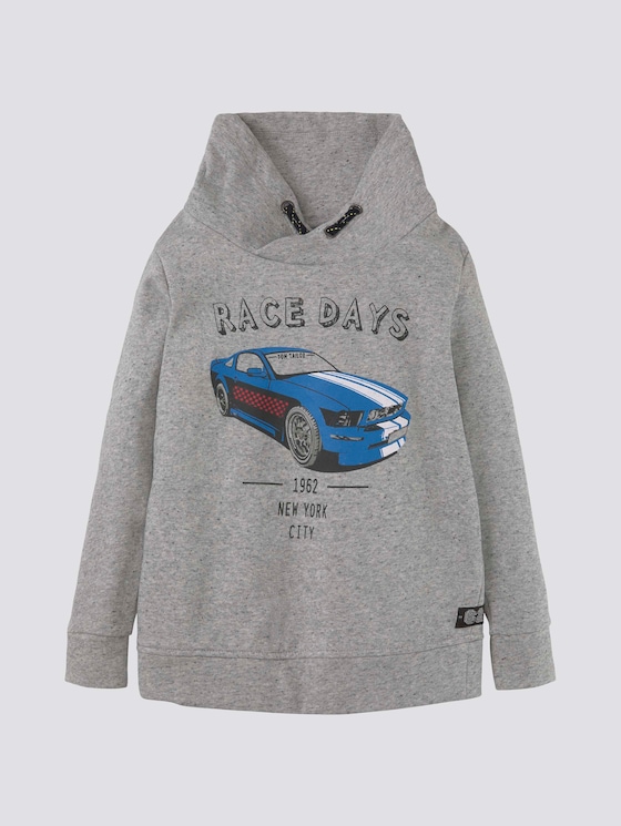 Sweatshirt mit Stehkragen - Jungen - drizzle melange|gray Sweatshirt mit Stehkragen - Jungen - drizzle melange|gray - 7 - Tom Tailor E-Shop Kollektion