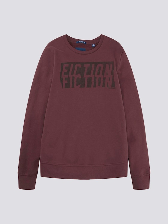 Sweatshirt mit Print - Jungen - vineyard wine|red Sweatshirt mit Print - Jungen - vineyard wine|red - 7 - TOM TAILOR