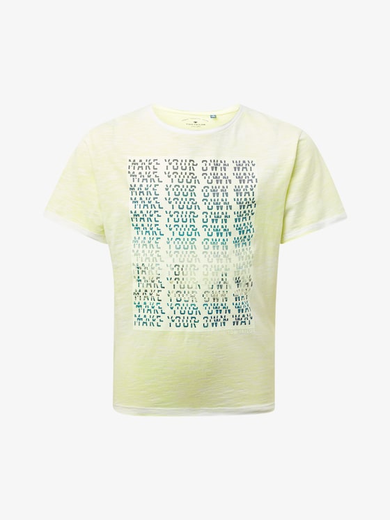 T-Shirt mit Foto-Print - Jungen - safety yellow|yellow T-Shirt mit Foto-Print - Jungen - safety yellow|yellow - 7 - TOM TAILOR