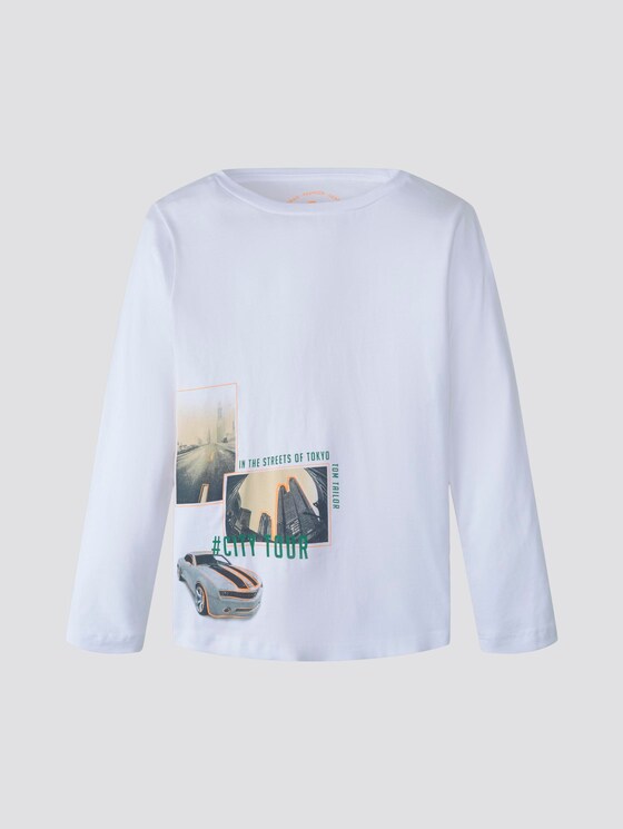 Lange mouwen shirt met print - Jongens - original|original - 7 - TOM TAILOR