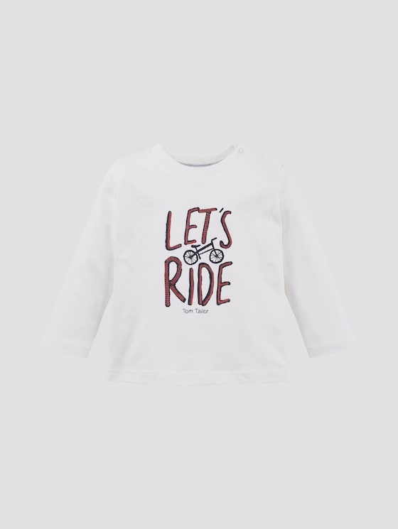 Long-sleeved shirt with print - Babies - cloud dancer|white Long-sleeved shirt with print - Babies - cloud dancer|white - 7 - TOM TAILOR