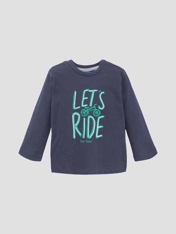 Long-sleeved shirt with print - Babies - navy blazer|blue Long-sleeved shirt with print - Babies - navy blazer|blue - 7 - TOM TAILOR