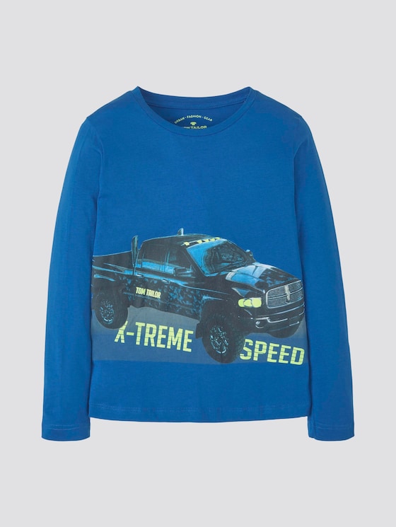 Shirt met lange mouwen en fotoprint - Jongens - strong blue Shirt met lange mouwen en fotoprint - Jongens - strong blue - 7 - TOM TAILOR