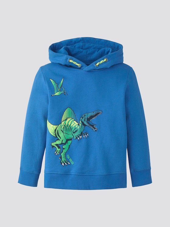 Hoodie mit Print - Jungen - strong blue|blue Hoodie mit Print - Jungen - strong blue|blue - 7 - TOM TAILOR