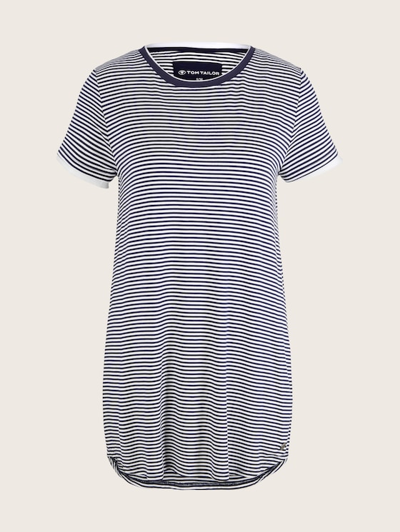 Gestreiftes Pyjama Kleid - Frauen - blue ring Gestreiftes Pyjama Kleid - Frauen - blue ring - 7 - TOM TAILOR
