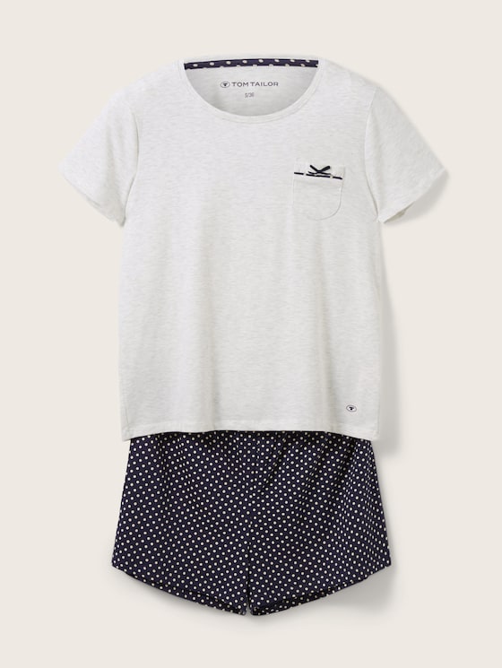 Patterned pyjama set with shorts by Tom Tailor