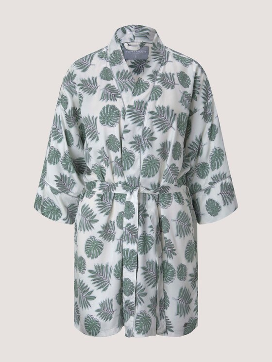 gemusterter Kimono - Frauen - light-green-allover gemusterter Kimono - Frauen - light-green-allover - 7 - TOM TAILOR