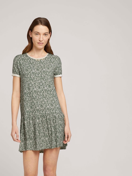 gemustertes Nachtkleid - Frauen - medium green allover gemustertes Nachtkleid - Frauen - medium green allover - 5 - TOM TAILOR