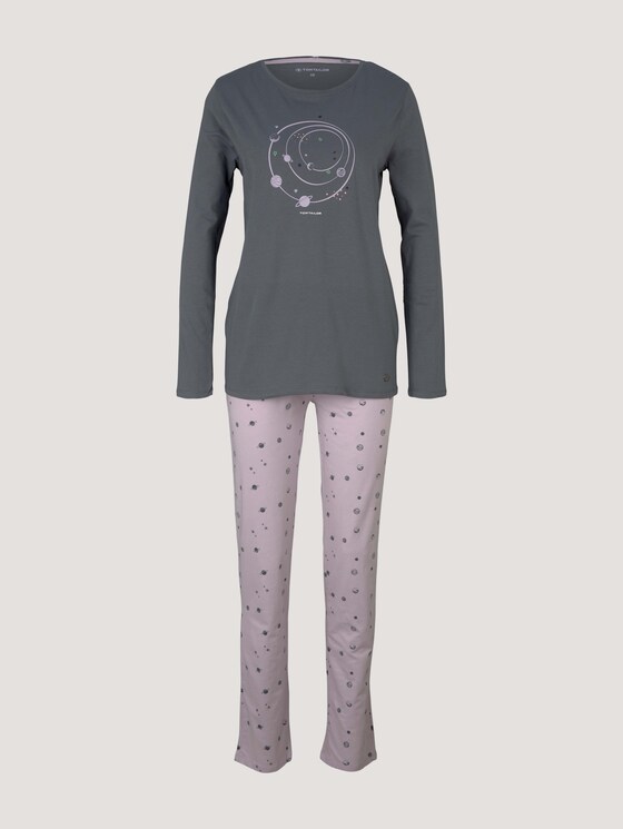 Pyjama Set mit Print - Frauen - light-purple-allover Pyjama Set mit Print - Frauen - light-purple-allover - 7 - TOM TAILOR