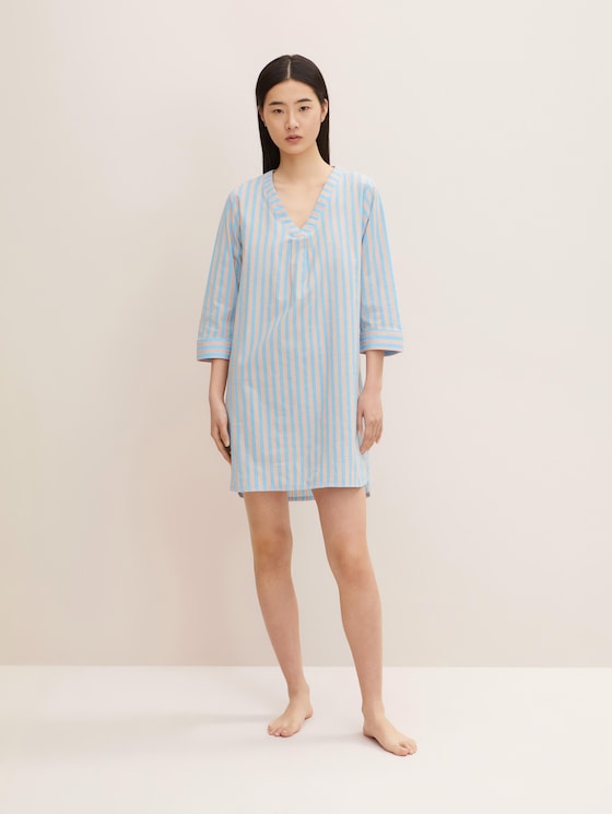 Striped nightgown
