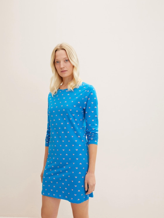 Nachthemd met print door Women, blue-medium-allover