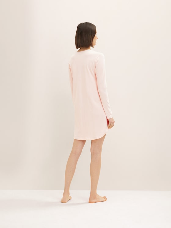 Nachthemd met logoprint door Women, lt. red