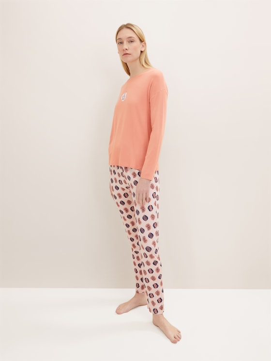 Pyjama door Women, red-medium-allover