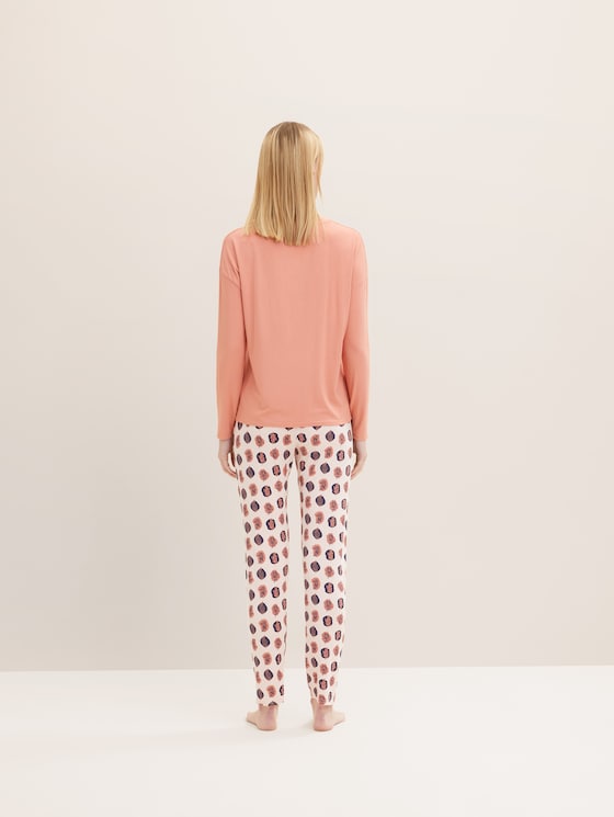 Pyjama door Women, red-medium-allover