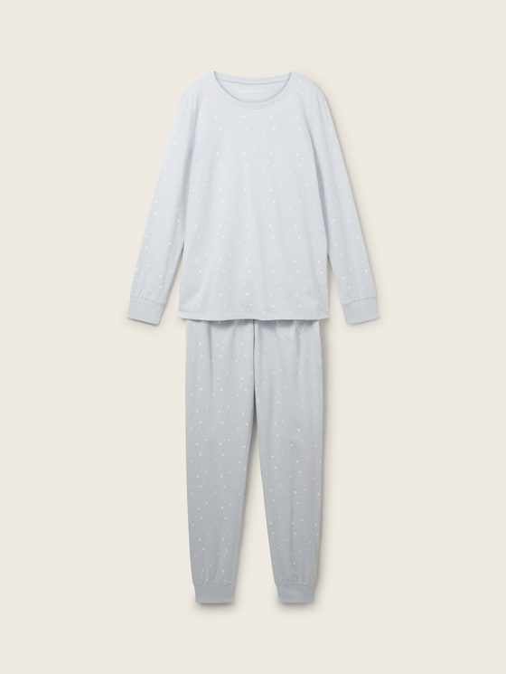 Pyjama mit Allover-Print von Tom Tailor