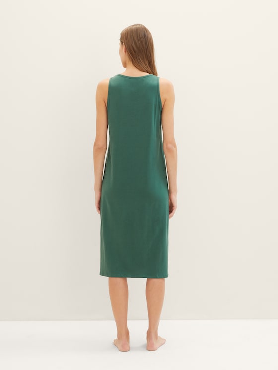 Nachthemd mit Logo-Print von Women, dark green uni