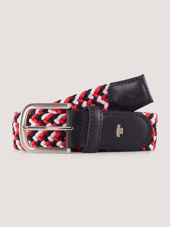 Geflochtener Gürtel - Männer - navy white red Geflochtener Gürtel - Männer - navy white red - 7 - TOM TAILOR