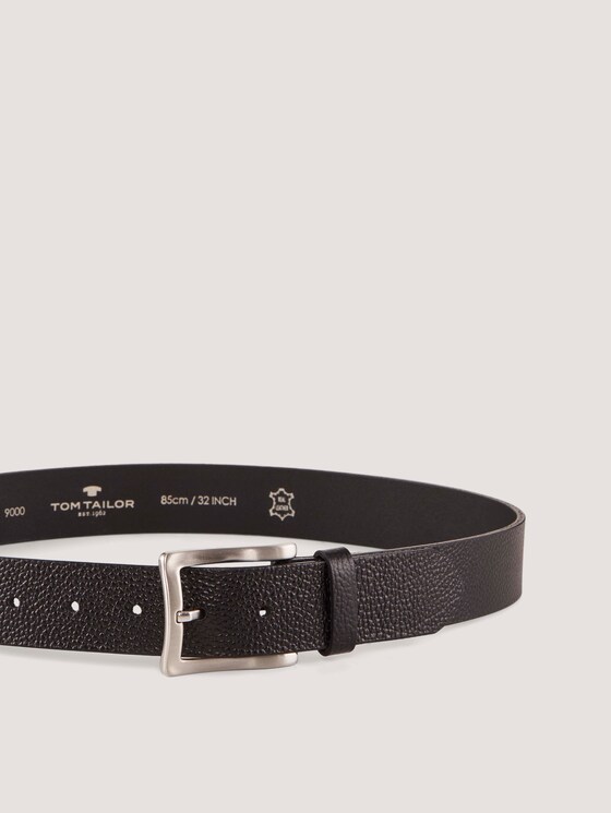 Ledergürtel mit Prägung - Männer - black uni Ledergürtel mit Prägung - Männer - black uni - 9 - TOM TAILOR