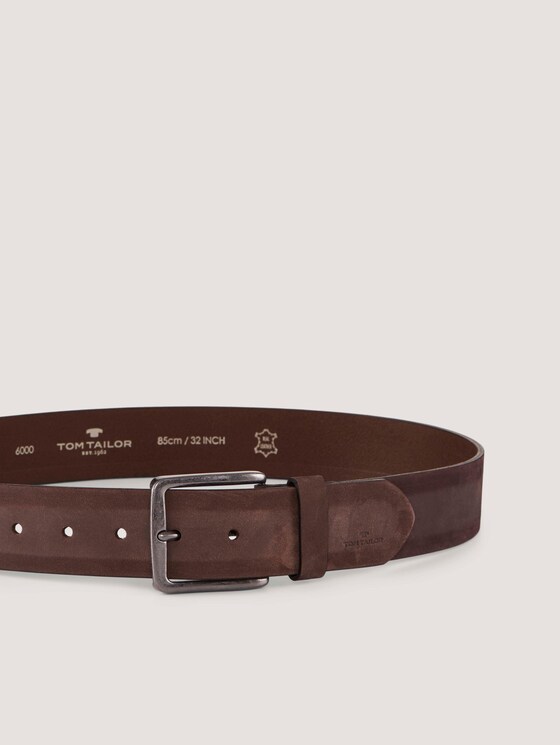 Moderner Ledergürtel - Männer - brown uni Moderner Ledergürtel - Männer - brown uni - 9 - TOM TAILOR