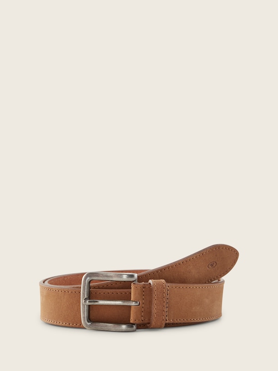 Echt leren riem door Men, light brown uni