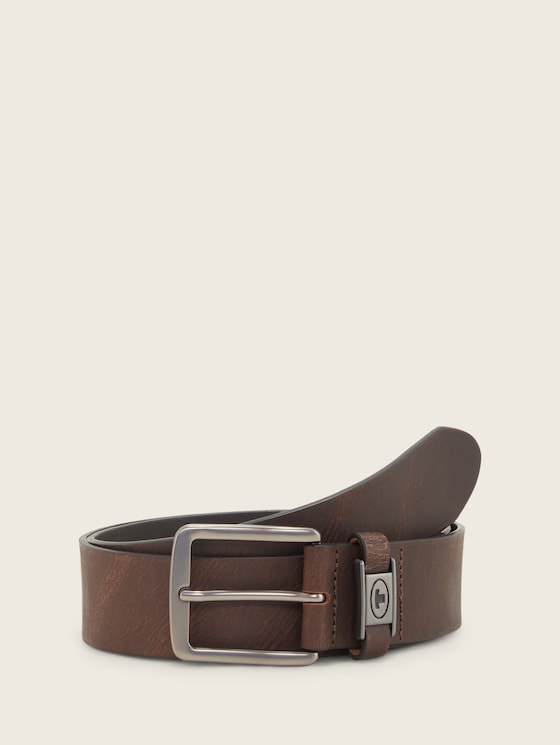 Ledergürtel von Men, dark brown uni