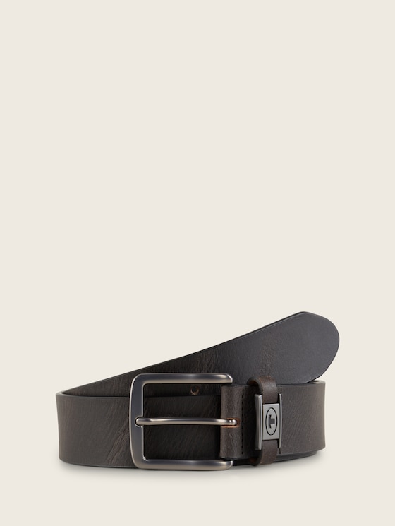 Ledergürtel von Men, black uni