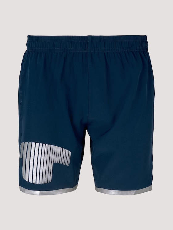 Functional shorts with a logo print - Men - dk blue Functional shorts with a logo print - Men - dk blue - 7 - Tom Tailor E-Shop Kollektion