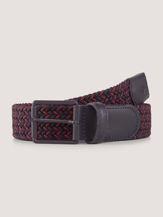 Bunt geflochtener Gürtel - Männer - navy/ red Bunt geflochtener Gürtel - Männer - navy/ red - 7 - TOM TAILOR Denim
