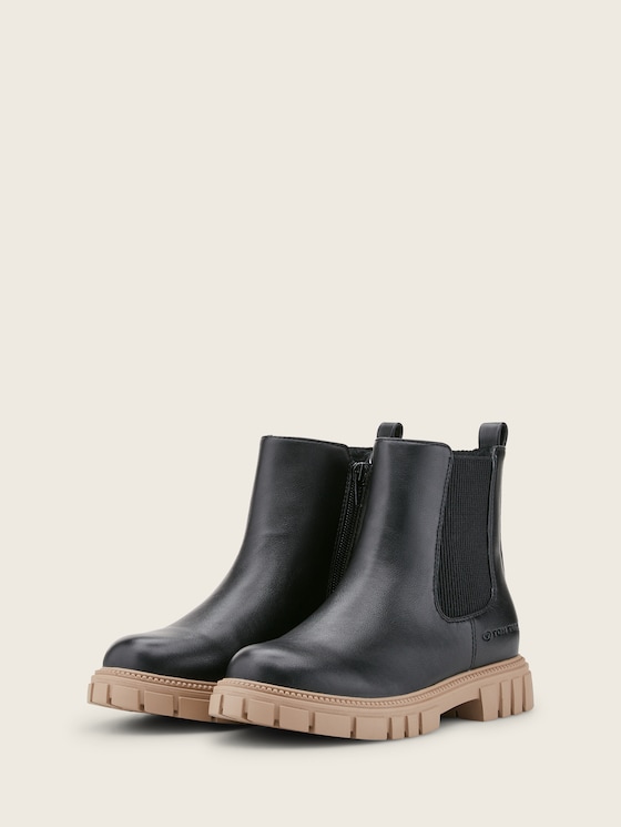 Bottines doublées par Teen Girls, black-dksand