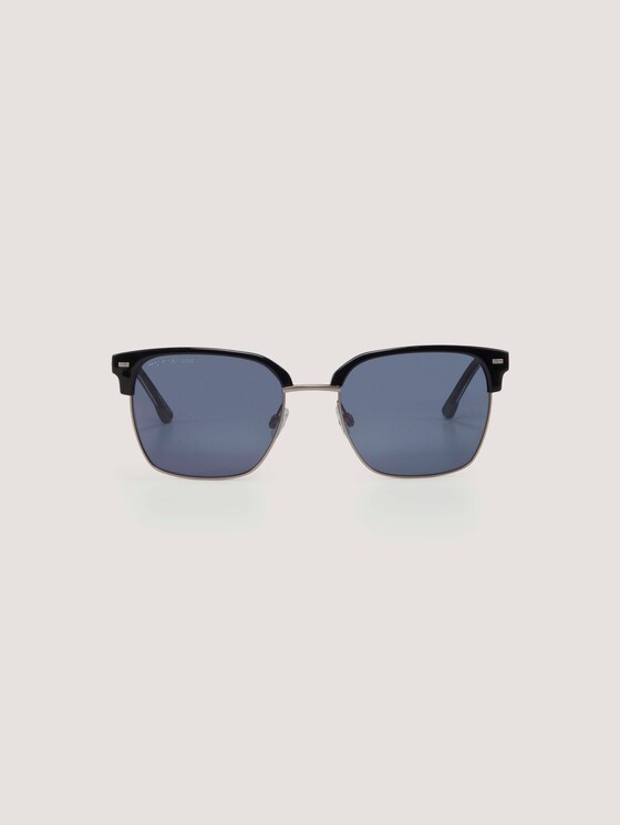Sonnenbrille in Retro-Form - Männer - black-white-grey/ gun matt Sonnenbrille in Retro-Form - Männer - black-white-grey/ gun matt - 7 - TOM TAILOR