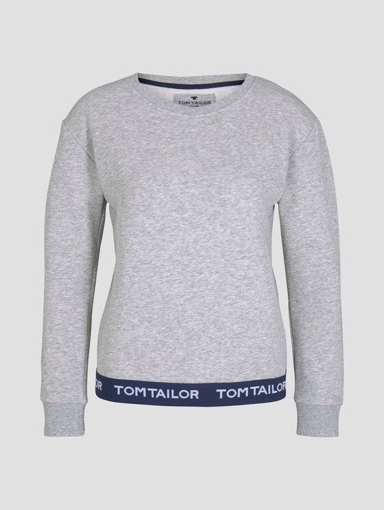 Pyjama Sweatshirt - Frauen - grey melange Pyjama Sweatshirt - Frauen - grey melange - 7 - TOM TAILOR