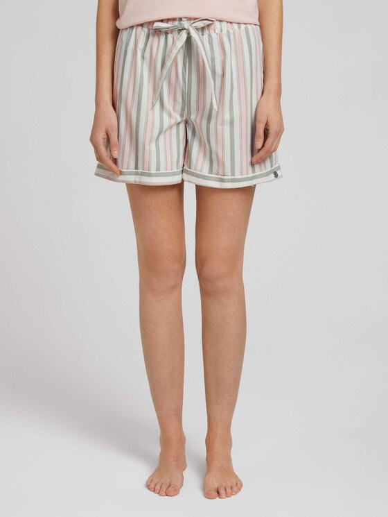Pyjama-Shorts mit Streifen - Frauen - white stripes Pyjama-Shorts mit Streifen - Frauen - white stripes - 1 - TOM TAILOR