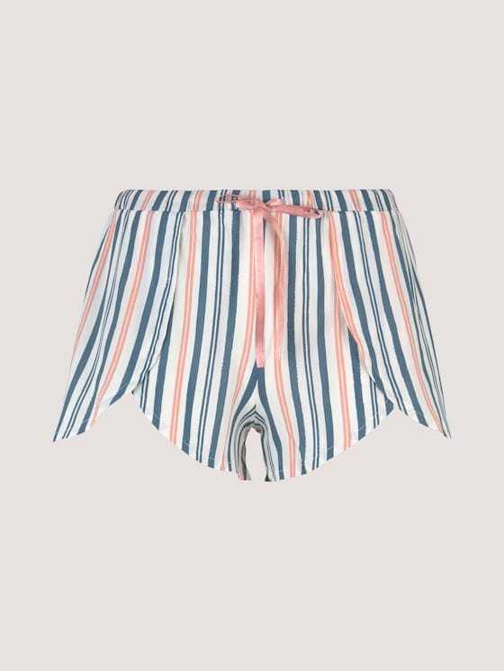 Pyjama Shorts in Wickeloptik - Frauen - dark white stripes Pyjama Shorts in Wickeloptik - Frauen - dark white stripes - 7 - TOM TAILOR