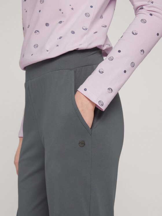 Lange Pyjamahose - Frauen - grey-medium-uni Lange Pyjamahose - Frauen - grey-medium-uni - 9 - TOM TAILOR