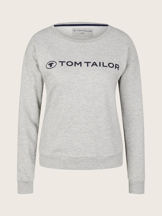 Sweatshirt mit Logo-Print von Tom Tailor