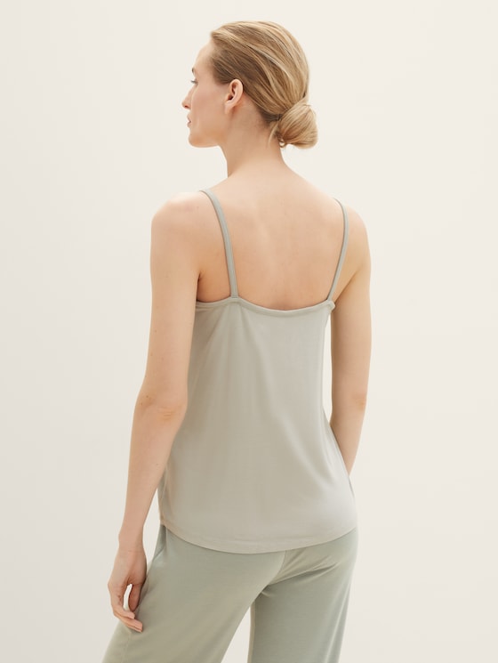 Feminin verspieltes Top von Women, green-medium-solid