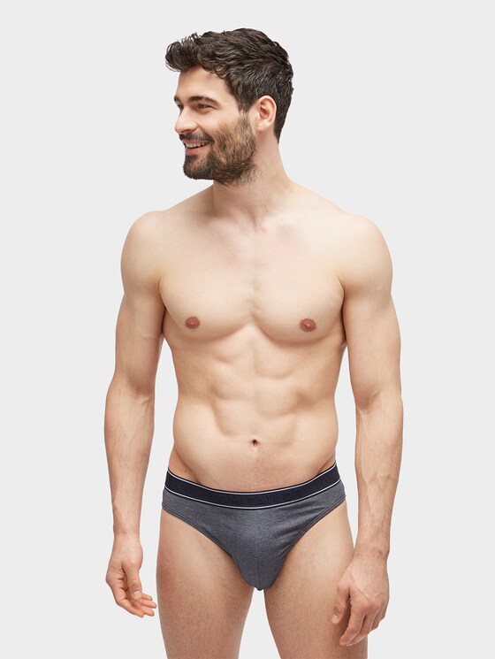 Simple briefs with an embossed logo - Men - dunkelblau / navy Simple briefs with an embossed logo - Men - dunkelblau / navy - 1 - TOM TAILOR