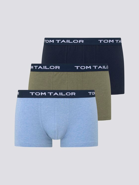 Hip-Pants im Dreierpack - Männer - green melange Hip-Pants im Dreierpack - Männer - green melange - 7 - TOM TAILOR