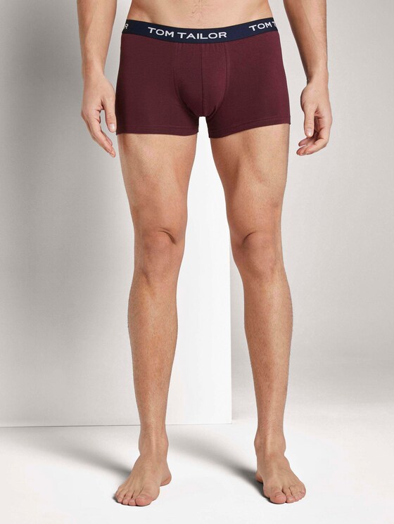 Hip-Pants im Dreierpack - Männer - red-dark-uni Hip-Pants im Dreierpack - Männer - red-dark-uni - 56 - TOM TAILOR