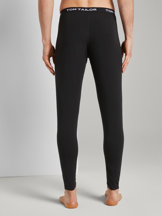 Lange Schlafanzughose - Männer - black uni Lange Schlafanzughose - Männer - black uni - 2 - TOM TAILOR