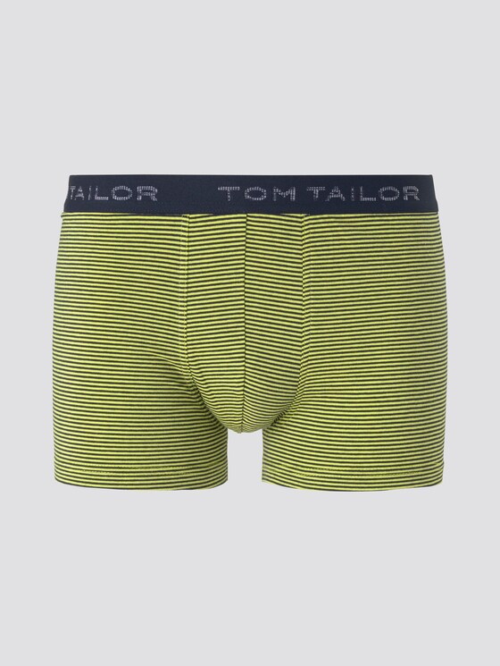Gestreifte Hip-Pants mit Logo-Stickerei am Bund - Männer - yellow-light-stripes Gestreifte Hip-Pants mit Logo-Stickerei am Bund - Männer - yellow-light-stripes - 7 - TOM TAILOR