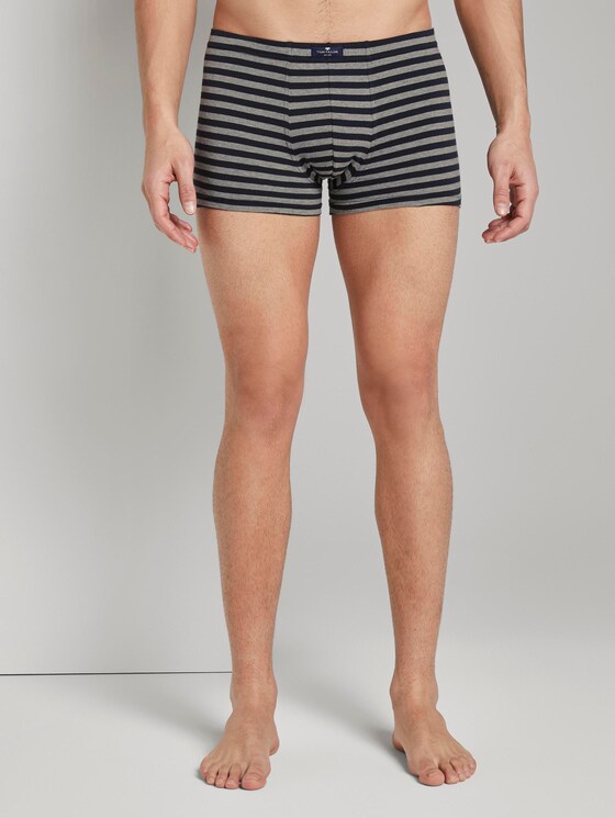 Hip pants in a pack of two - Men - blue-dark-horizontal stripe - 1 - TOM TAILOR