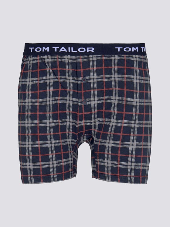 Jersey Karo Boxershorts - Männer - blue-dark-allover Jersey Karo Boxershorts - Männer - blue-dark-allover - 7 - TOM TAILOR