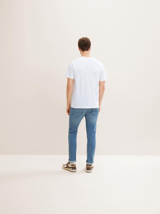 Basic T-Shirts im Doppelpack - Männer - white-light-solid Basic T-Shirts im Doppelpack - Männer - white-light-solid - 2 - TOM TAILOR