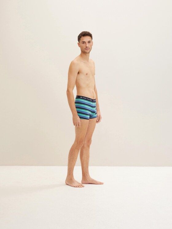 Hip pants in a three-pack with a woven waistband