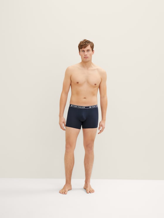 Long pants in a three-pack with a woven waistband