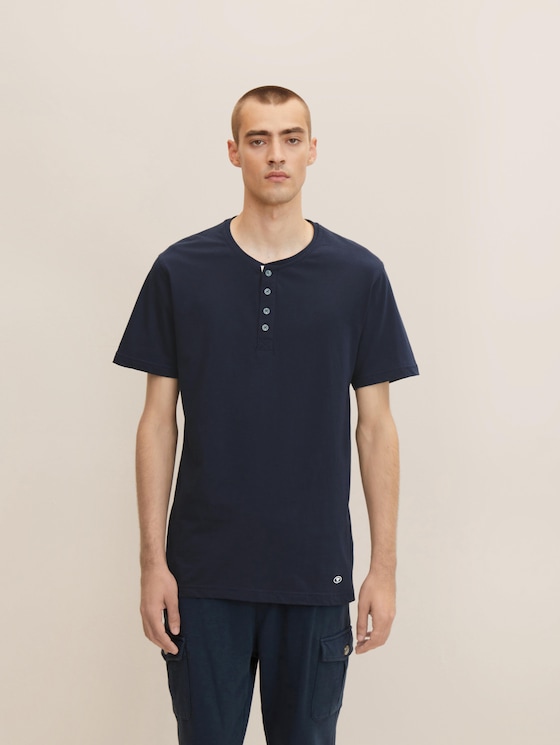 Pyjama T-Shirt - Männer - blue-dark-solid Pyjama T-Shirt - Männer - blue-dark-solid - 1 - TOM TAILOR