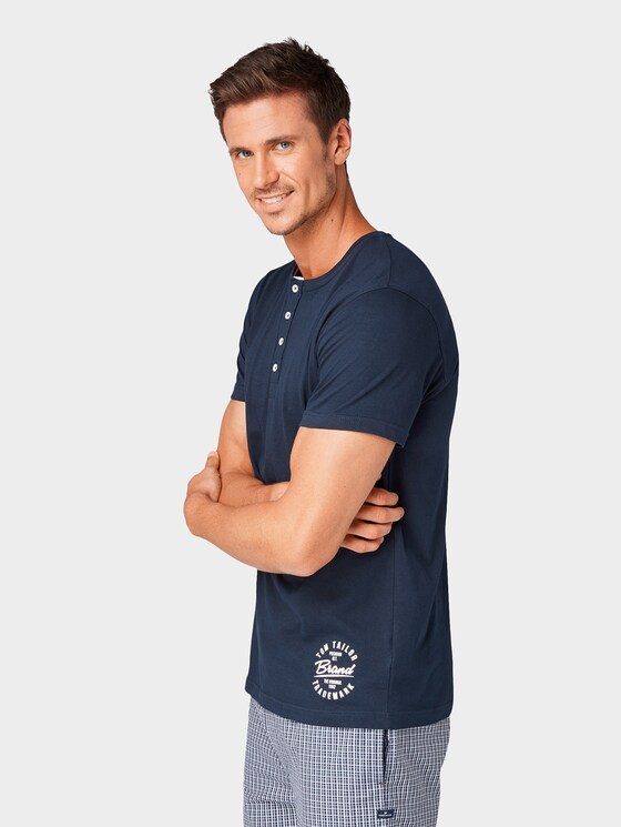 Pyjama T-Shirt - Männer - blue-dark-solid Pyjama T-Shirt - Männer - blue-dark-solid - 11 - TOM TAILOR