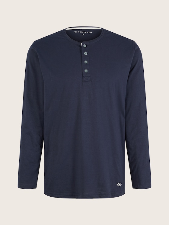 Long sleeve pyjama top - Men - blue-dark-solid Long sleeve pyjama top - Men - blue-dark-solid - 7 - TOM TAILOR
