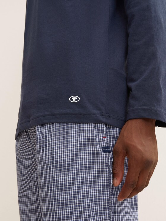 Long sleeve pyjama top - Men - blue-dark-solid Long sleeve pyjama top - Men - blue-dark-solid - 9 - TOM TAILOR